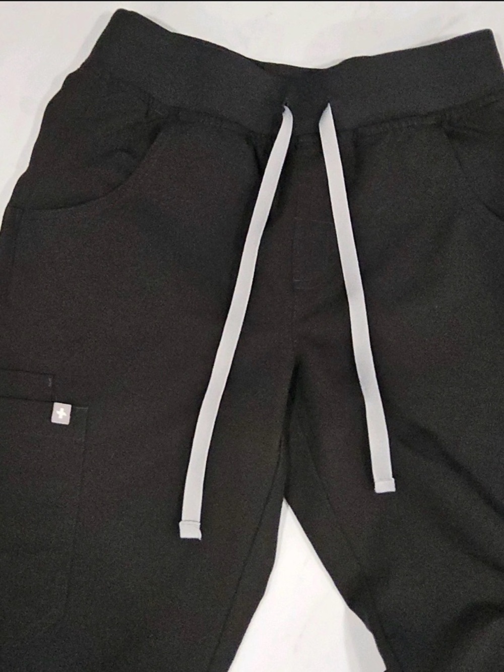 Figs XXS/T Black Joggers black womens Drawstring